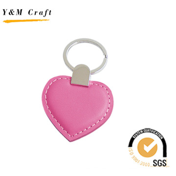 Porte-clés en cuir PU de haute qualité Heartshape (Y02149)
